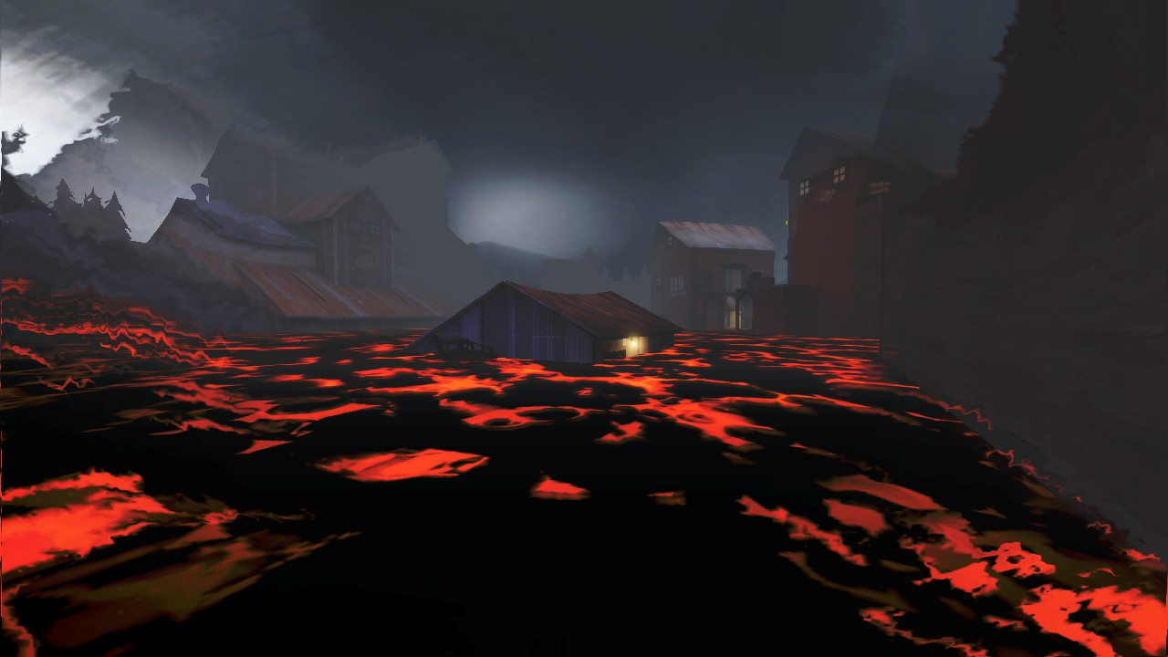 [Mannpower: The Floor is Lava] Thundermountain for tf2 screenshot
