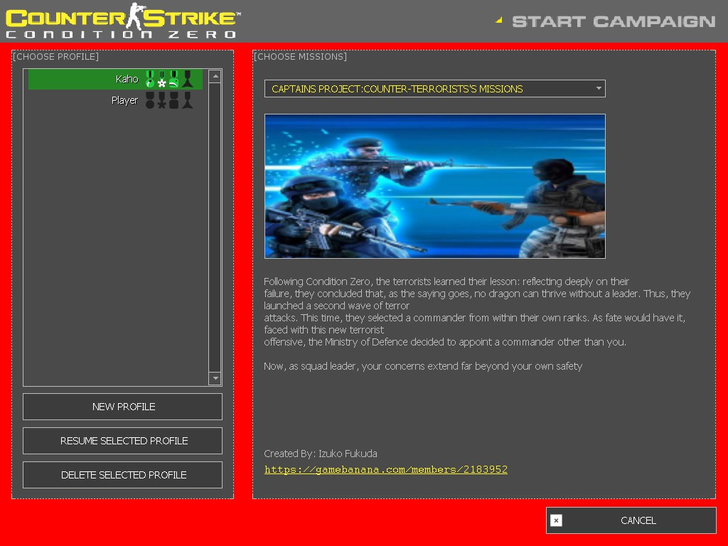 Captains Projects for cscz screenshot