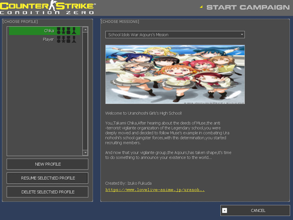 School Idols War:Aqours's Mission for cscz screenshot