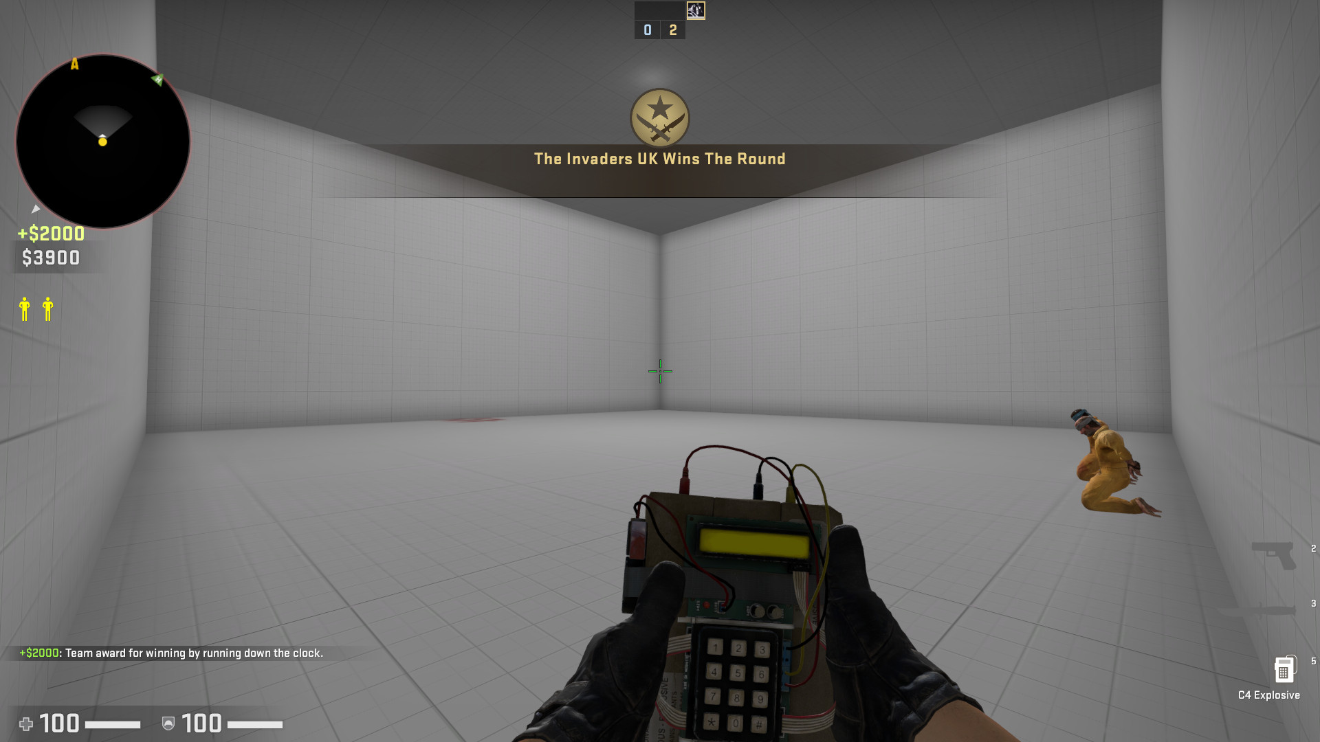 T Win on Timer Rundown with Hostage+Bomb for csgo screenshot