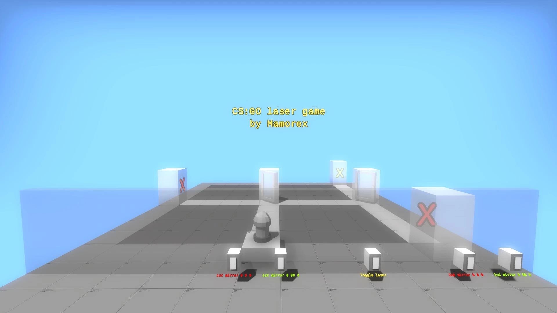 CS:GO laser game - use rotating mirrors to win! for csgo screenshot