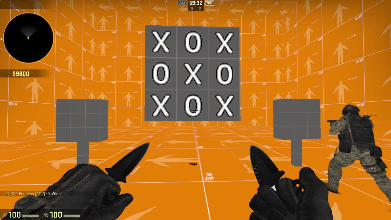 tic-tac-toe for csgo screenshot