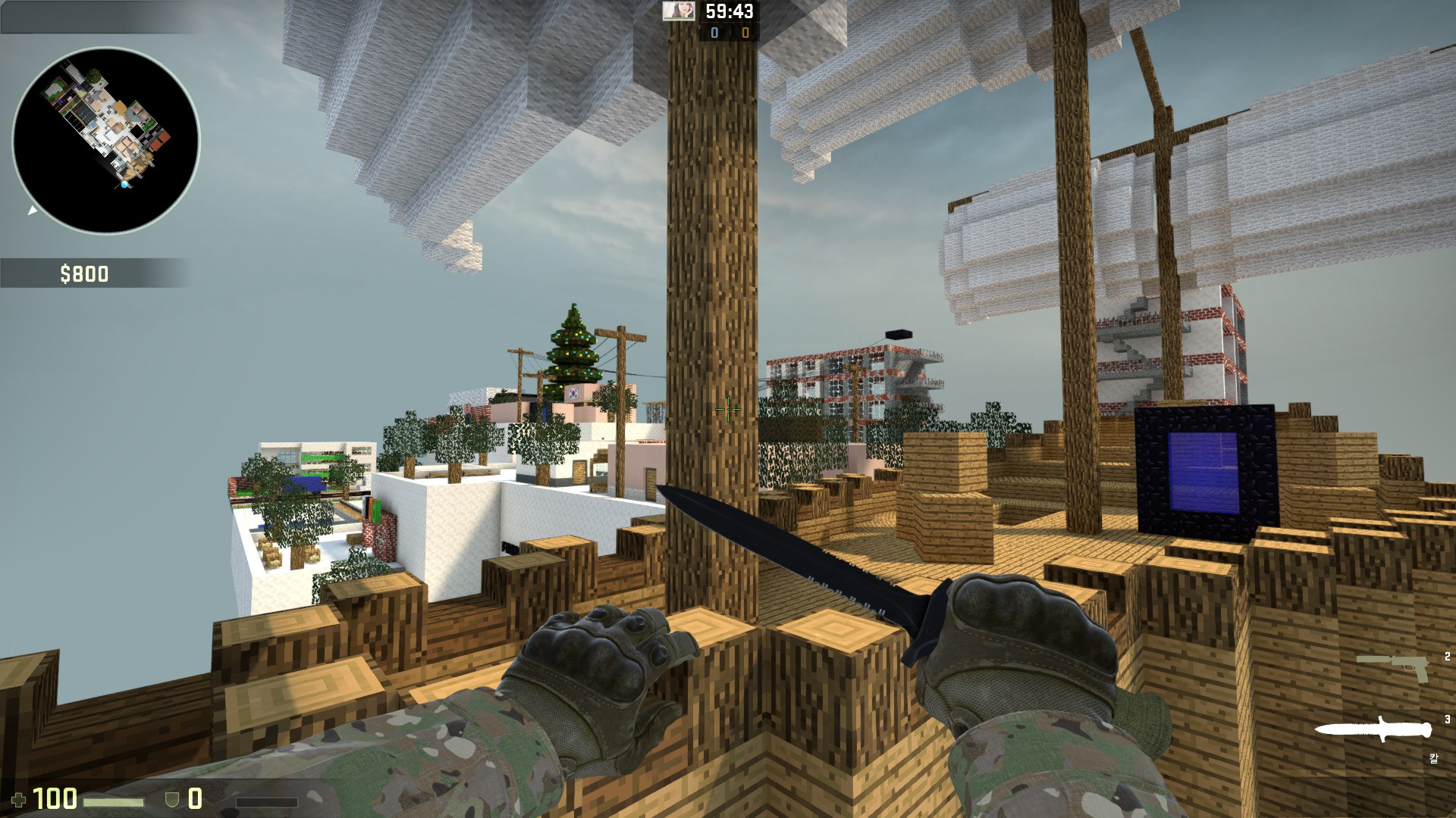 ba_Minecraftcity_v16_snow for csgo screenshot