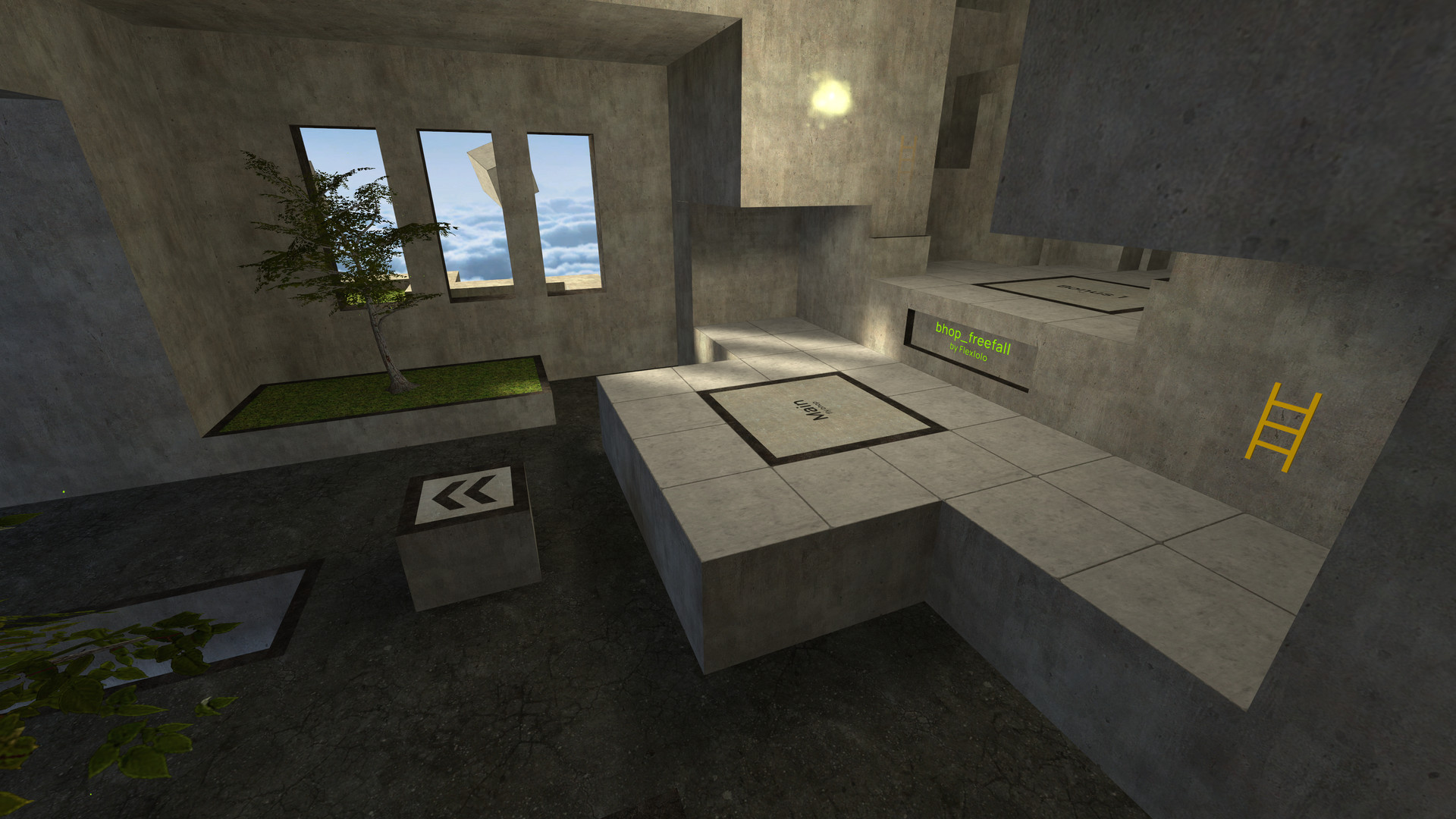 bhop_freefall for css screenshot