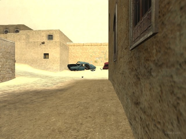 de_dust2-flaming for css screenshot
