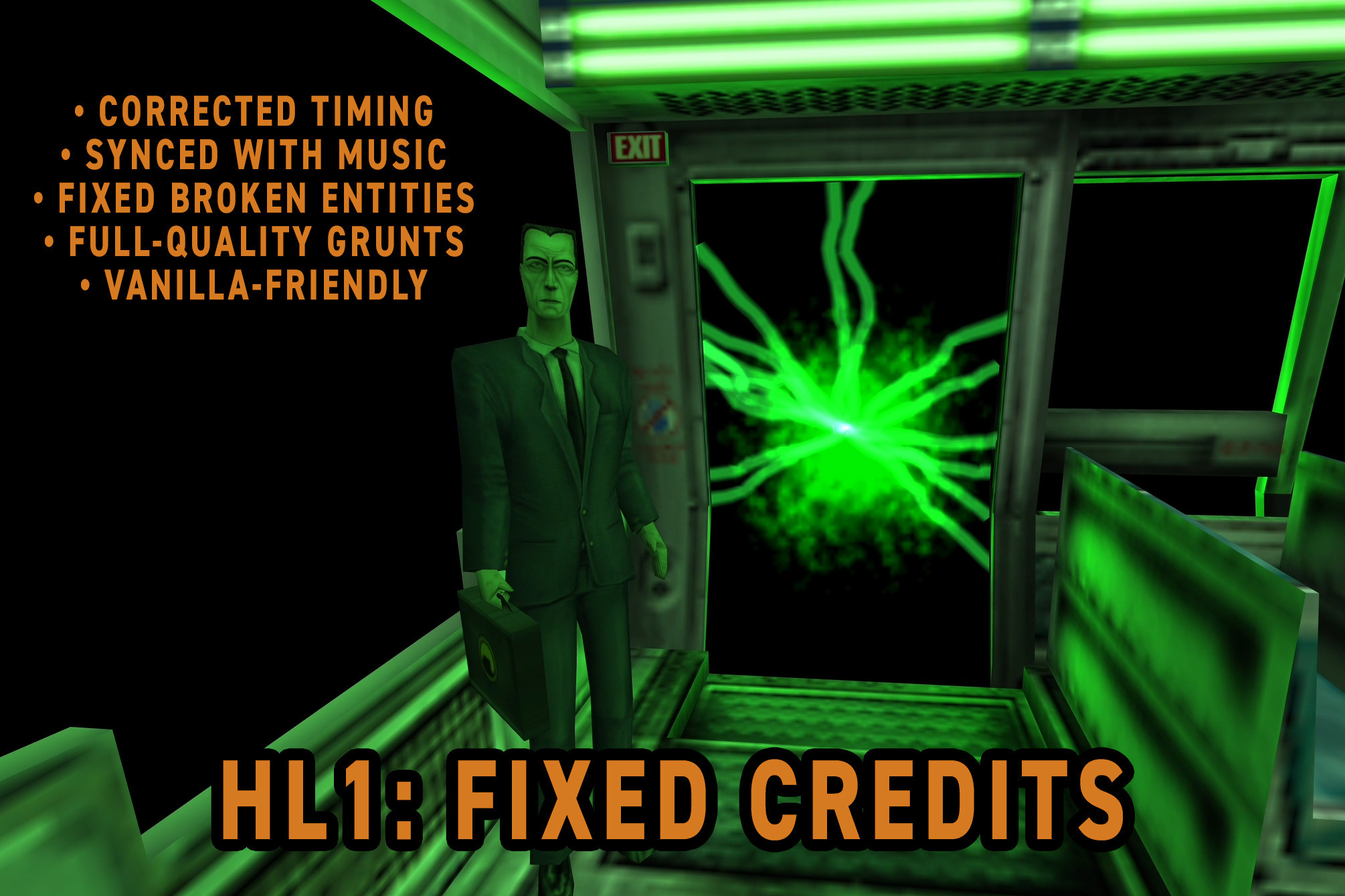 HL1: Fixed Credits for hl screenshot