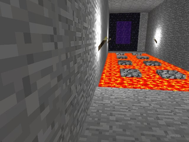 deathrun_minecraft_cave_v2 for css screenshot