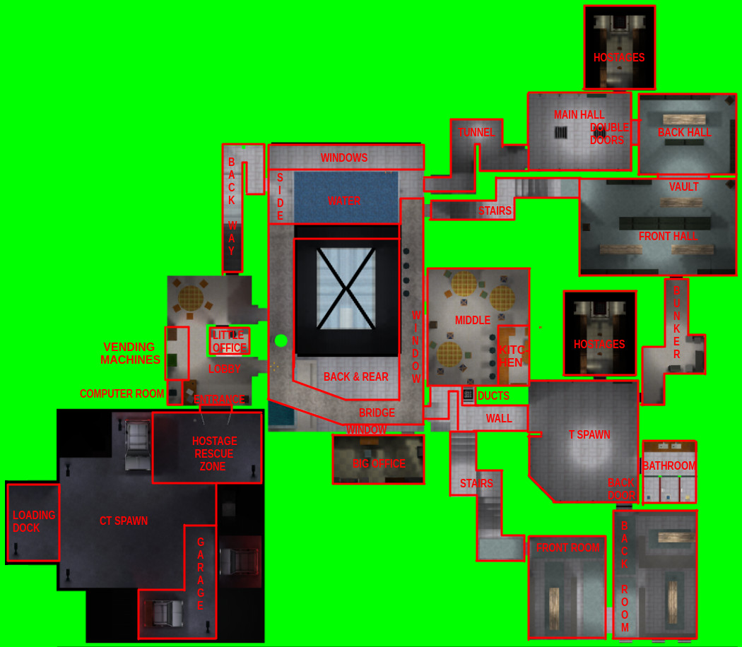 cs_sauna2008 nav mesh (map included) for cscz screenshot