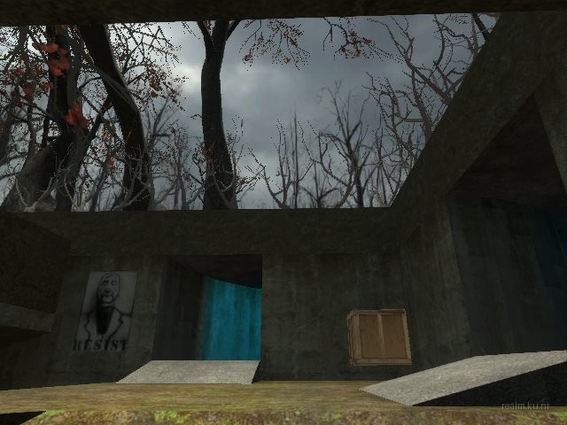dm_bunkered_r1 for hl2dm screenshot