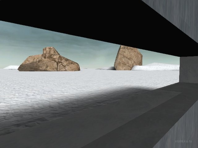 dm_sniper_snow_v1 for hl2dm screenshot
