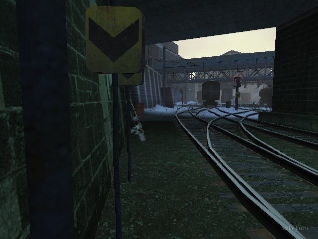 dm_trainyard_winter_storm_v3 for hl2dm screenshot