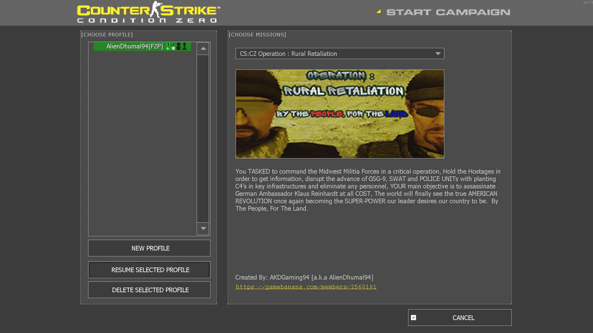 CS:CZ Operation : Rural Retaliation thumb 2
