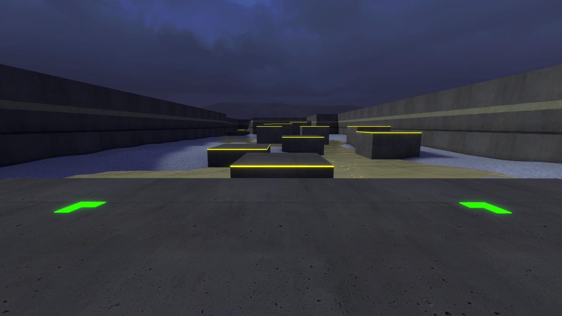 bhop_abstract_winter (css) for css screenshot