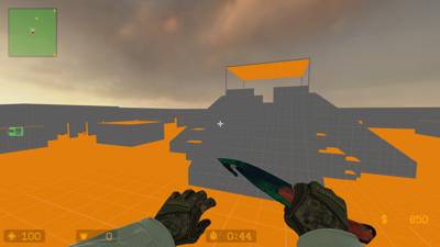 AIM map w/ a bombsite and buyzones. thumb 2