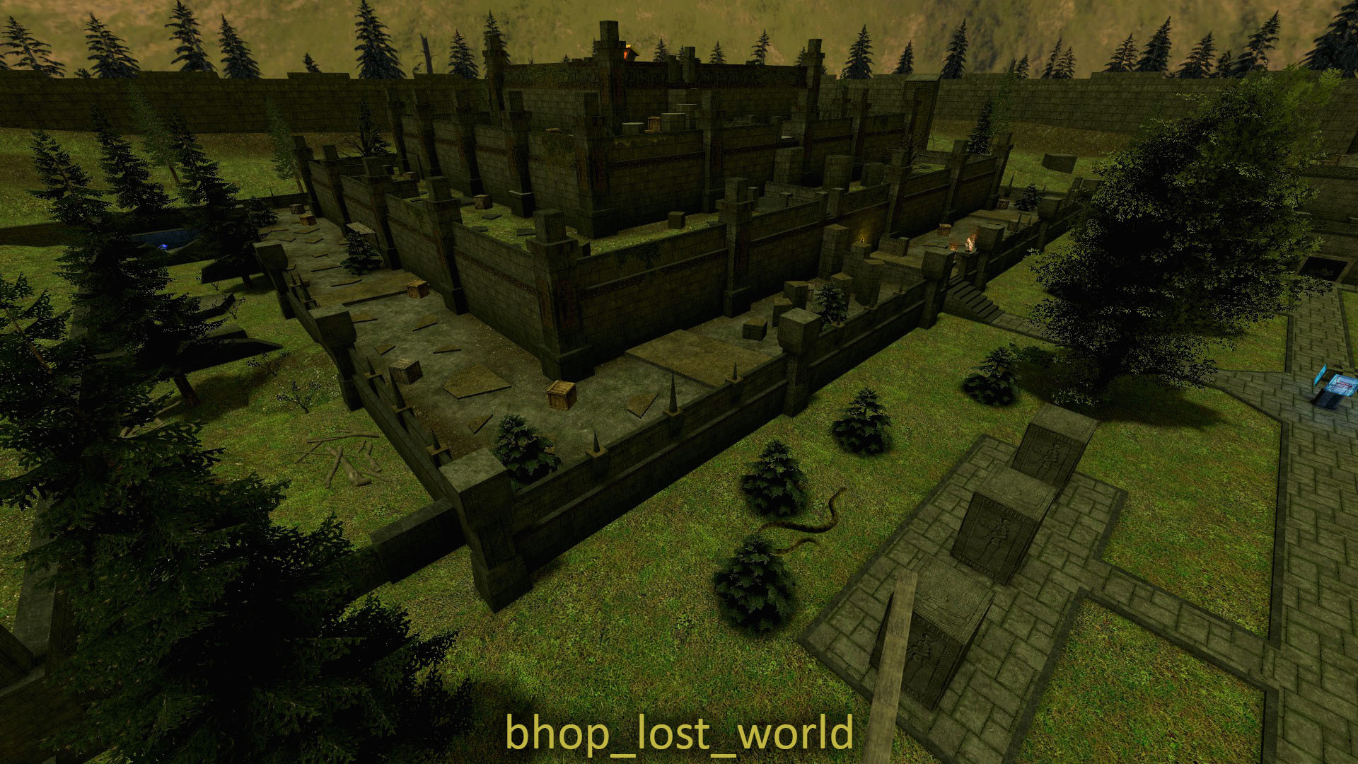 bhop_lost_world for css screenshot