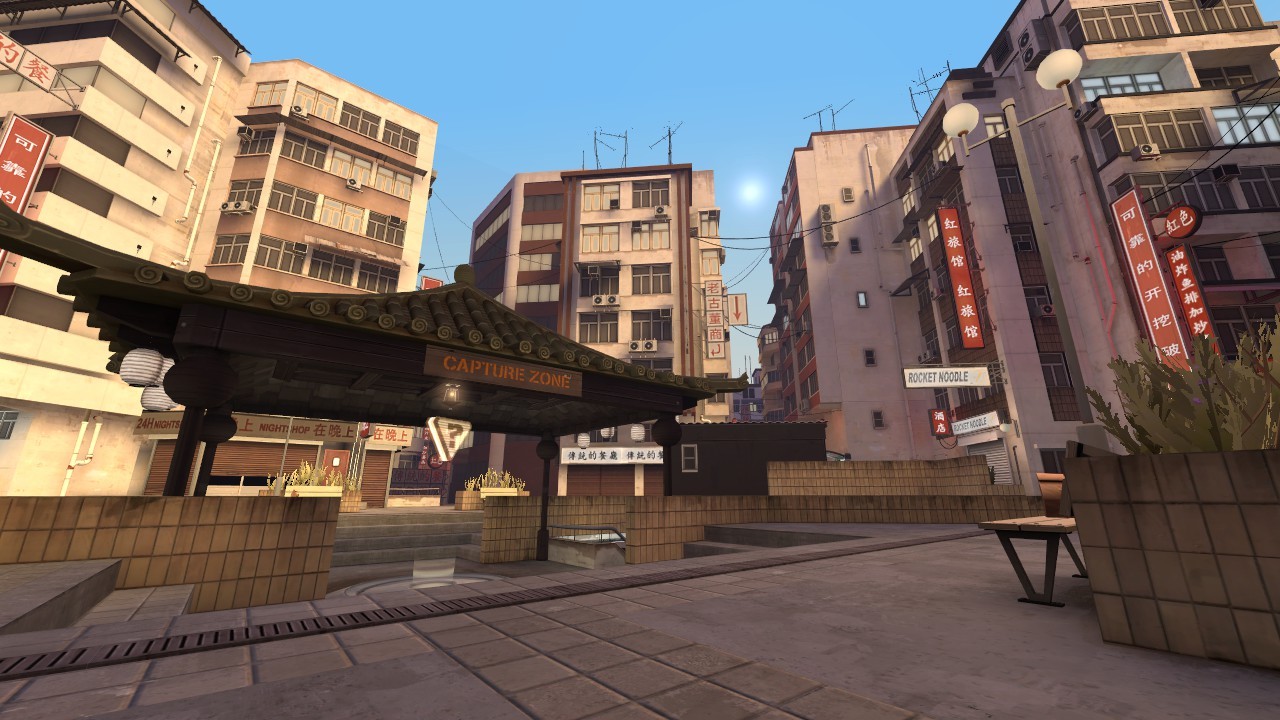 Koth_king_day for tf2 screenshot