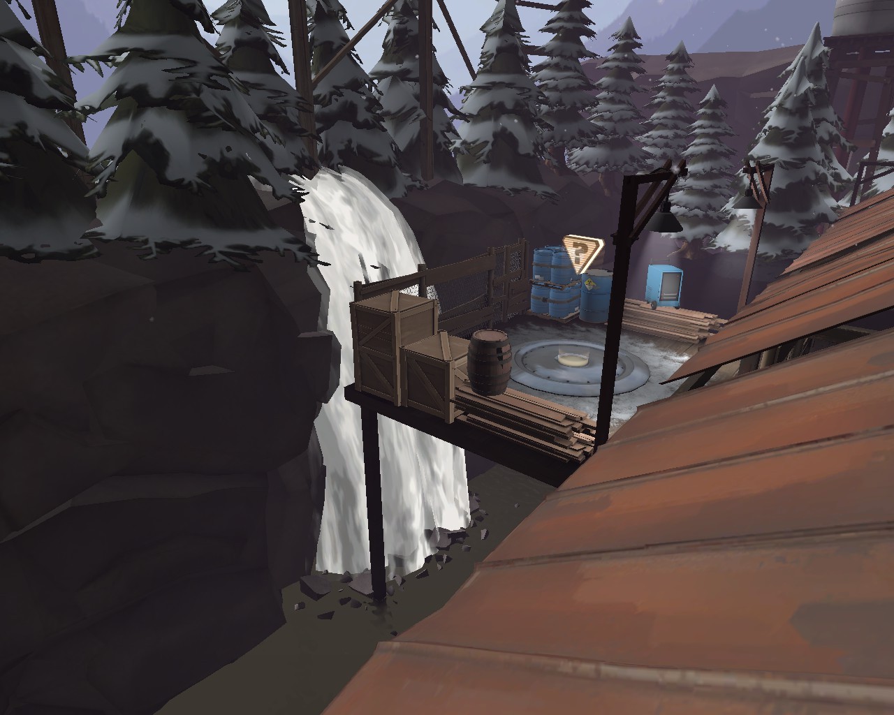 koth_cascades_b1 for tf2 screenshot