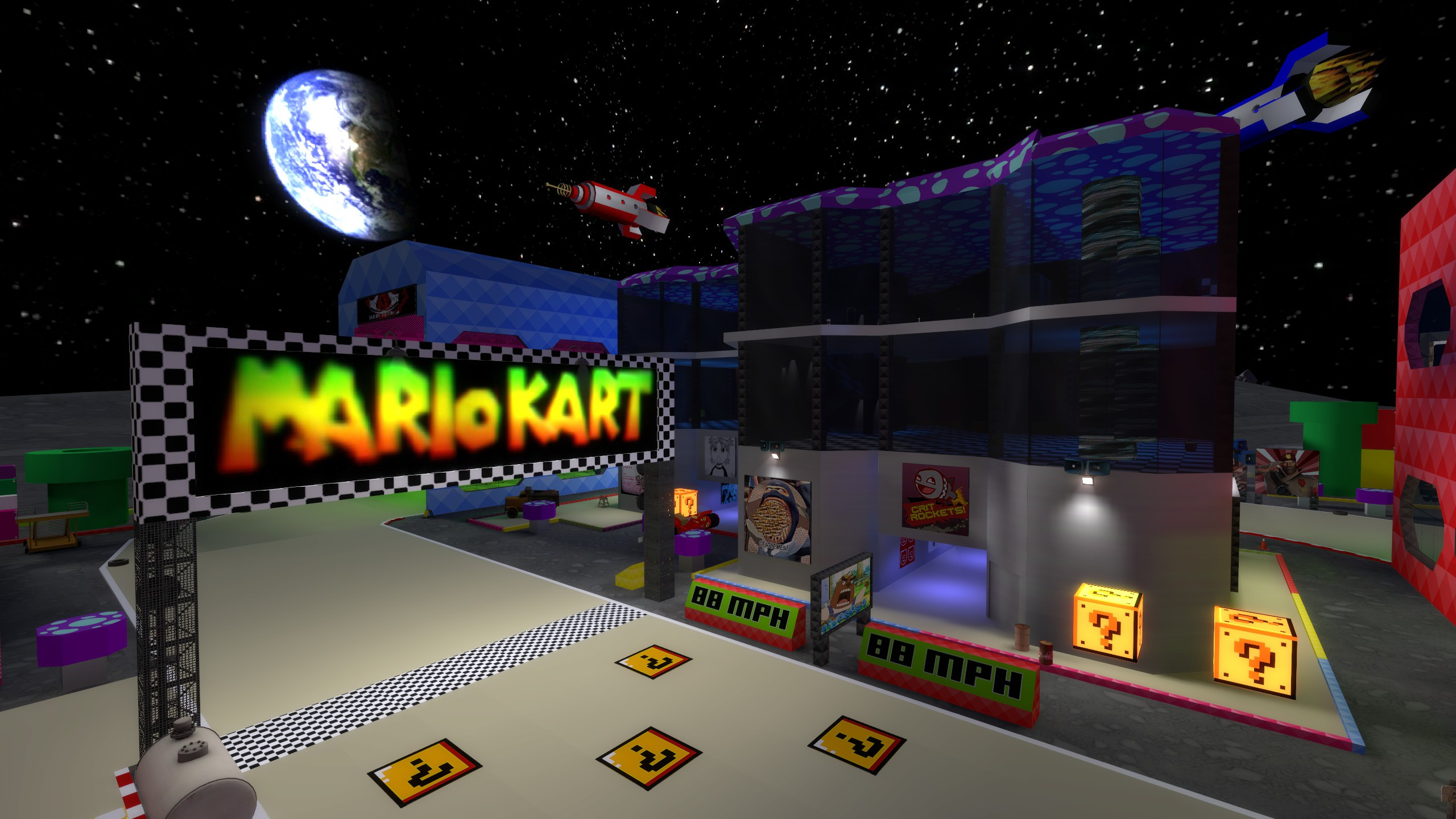 dm_mariokart_space3 for tf2 screenshot