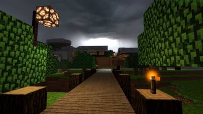 Trade Minecraft Village (Rain) thumb 5
