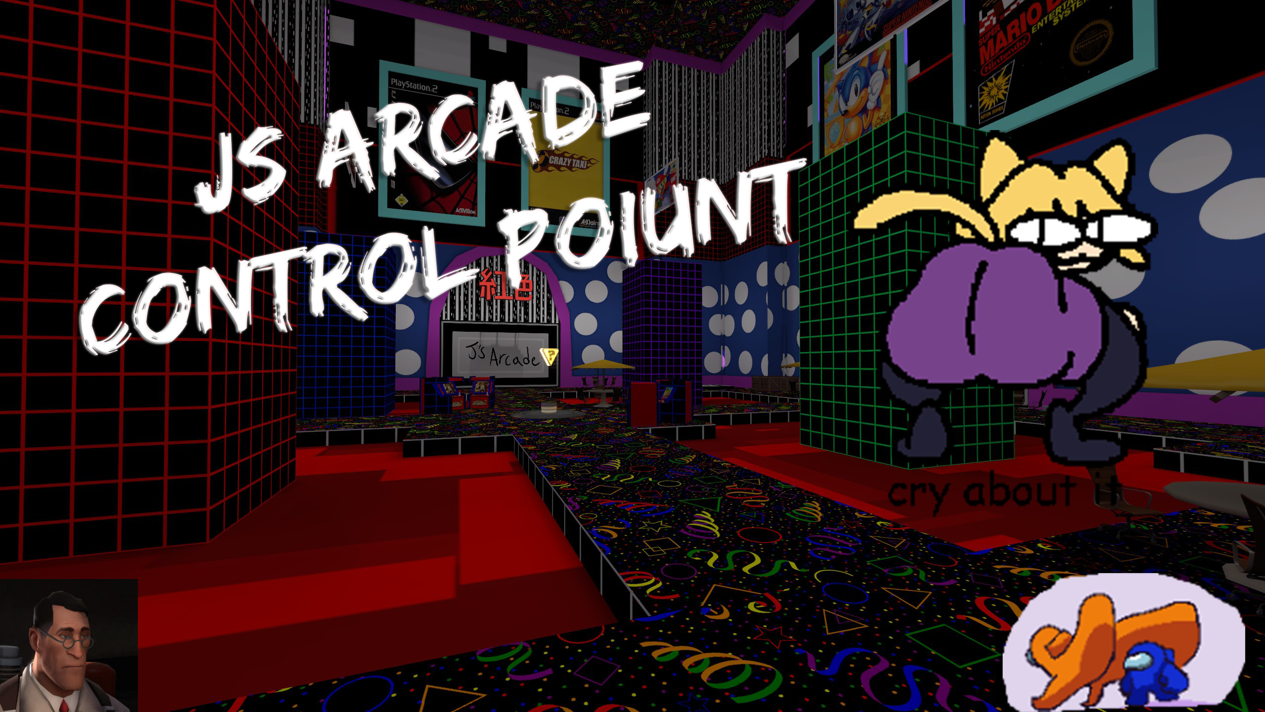 J's Arcade Control Point Map for tf2 screenshot