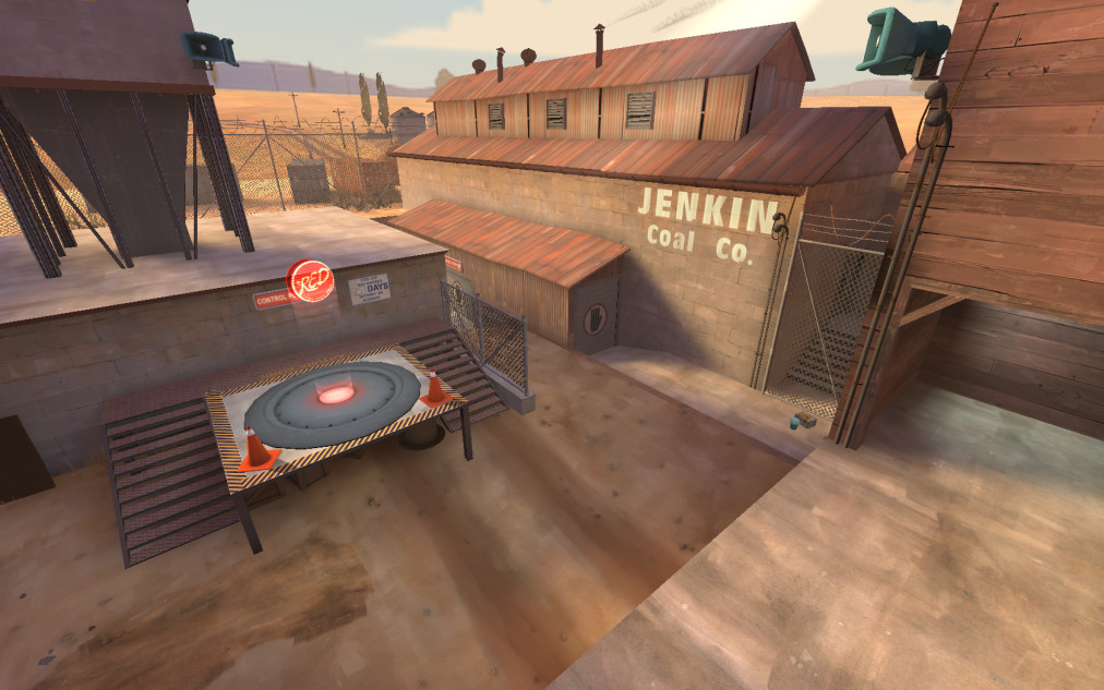 Official Pre-Release Dustbowl (2007, kinda bugged) for tf2 screenshot