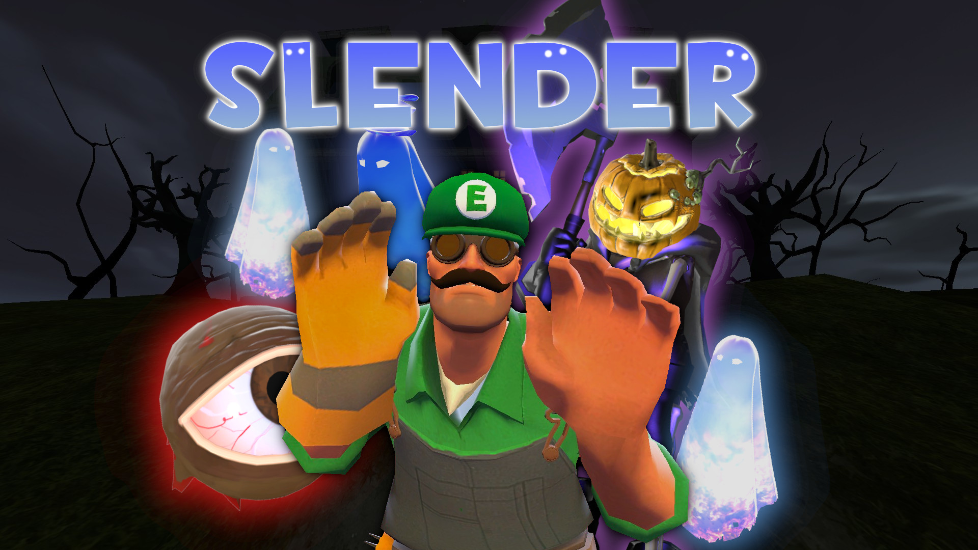 Slender Luigi's Mansion for tf2 screenshot