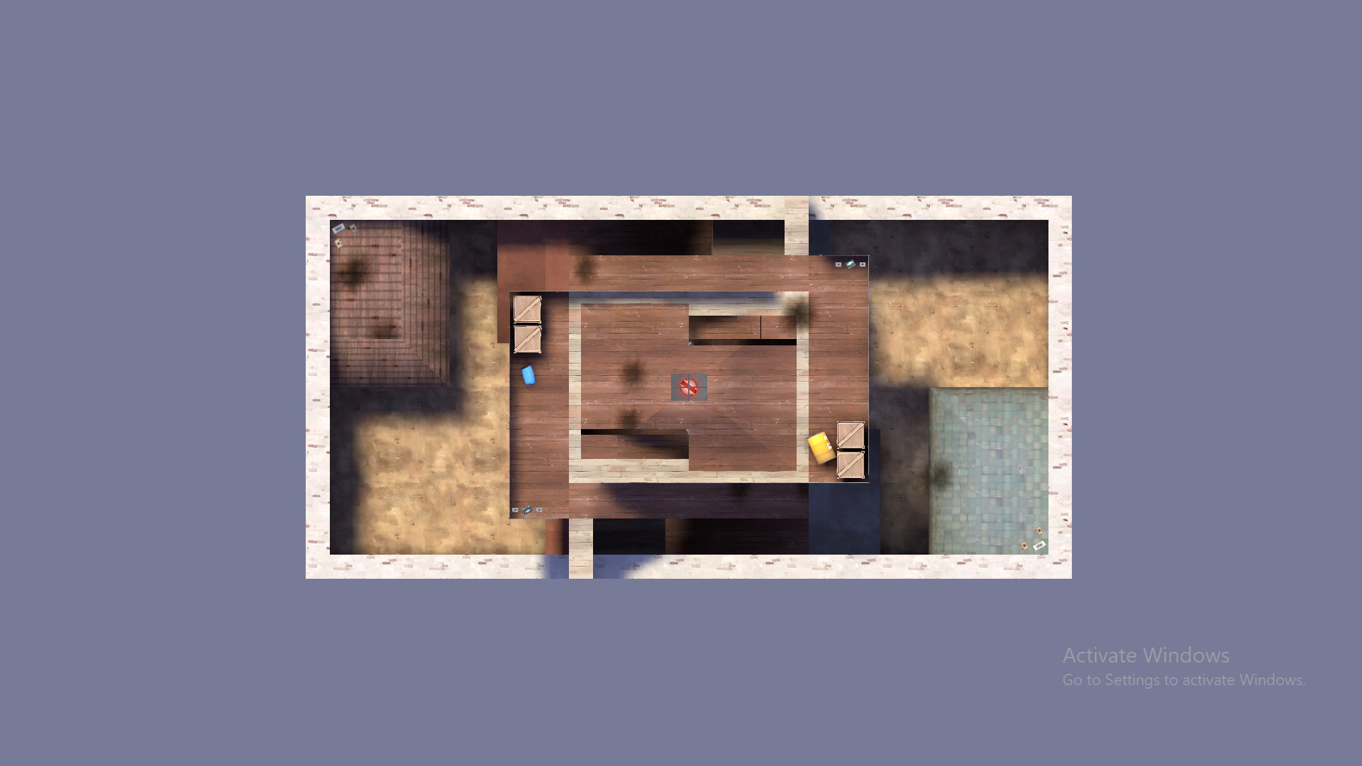 koth_woodtower for tf2 screenshot